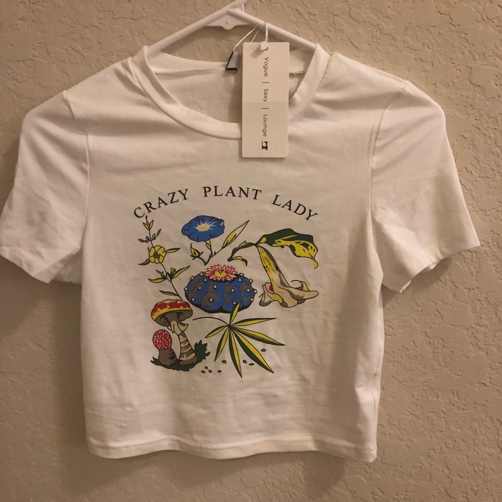 Crazy plant lady short sleeve